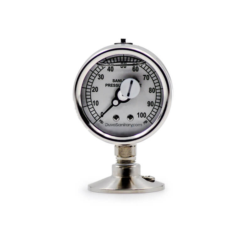 Sani-Flow Pressure Gauge